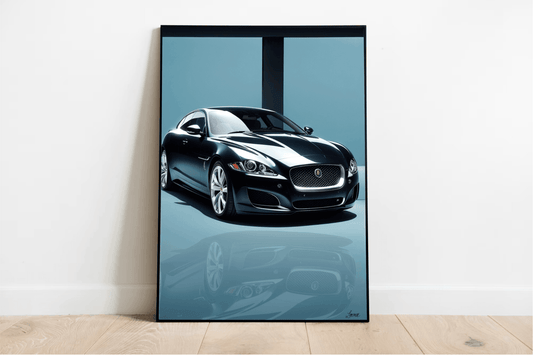 Luxury Car Wall Art | Sleek Showroom - Inspired Auto Print - mezetto KEOLIX KEOLIX