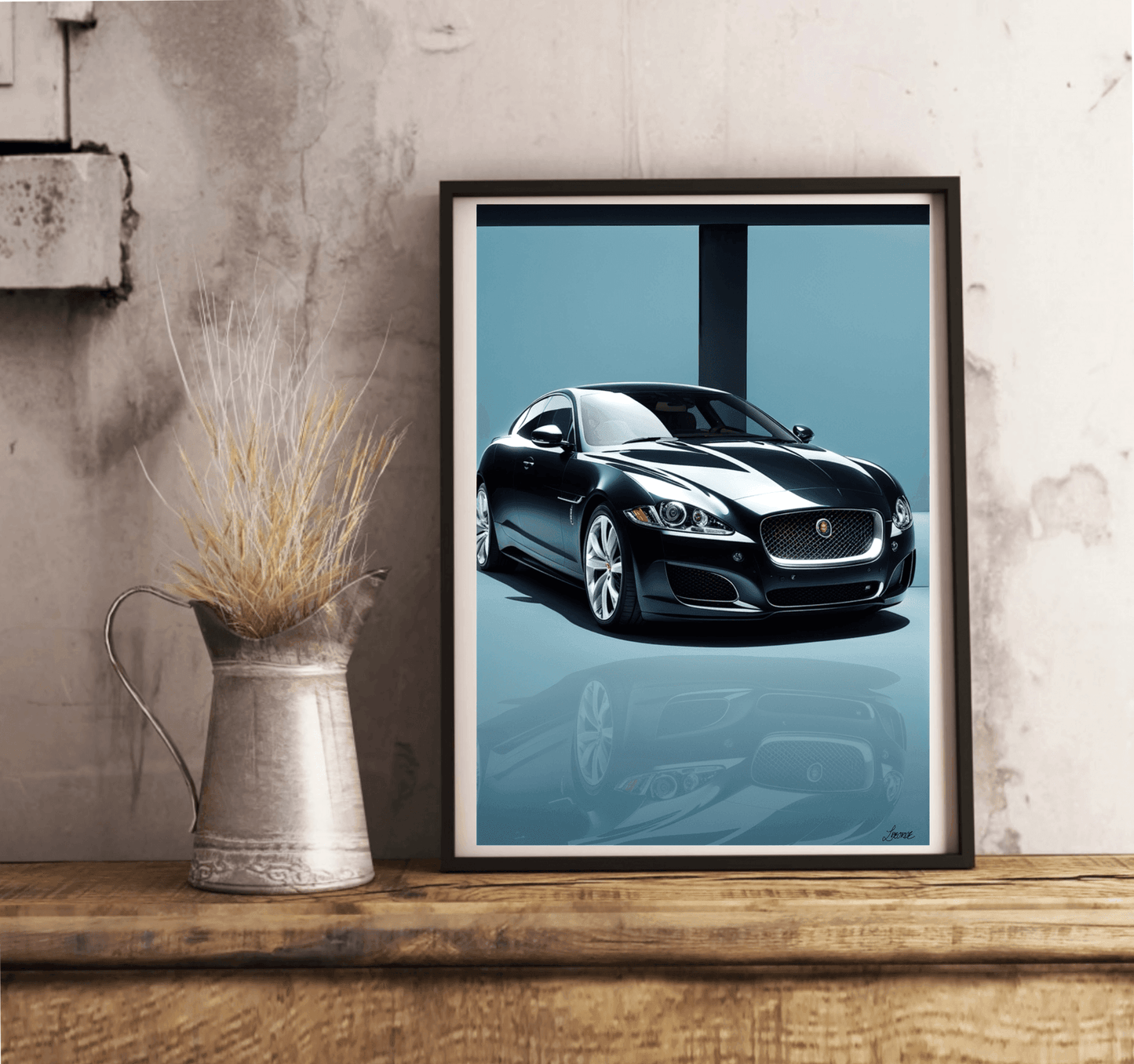 Luxury Car Wall Art | Sleek Showroom - Inspired Auto Print - mezetto KEOLIX KEOLIX