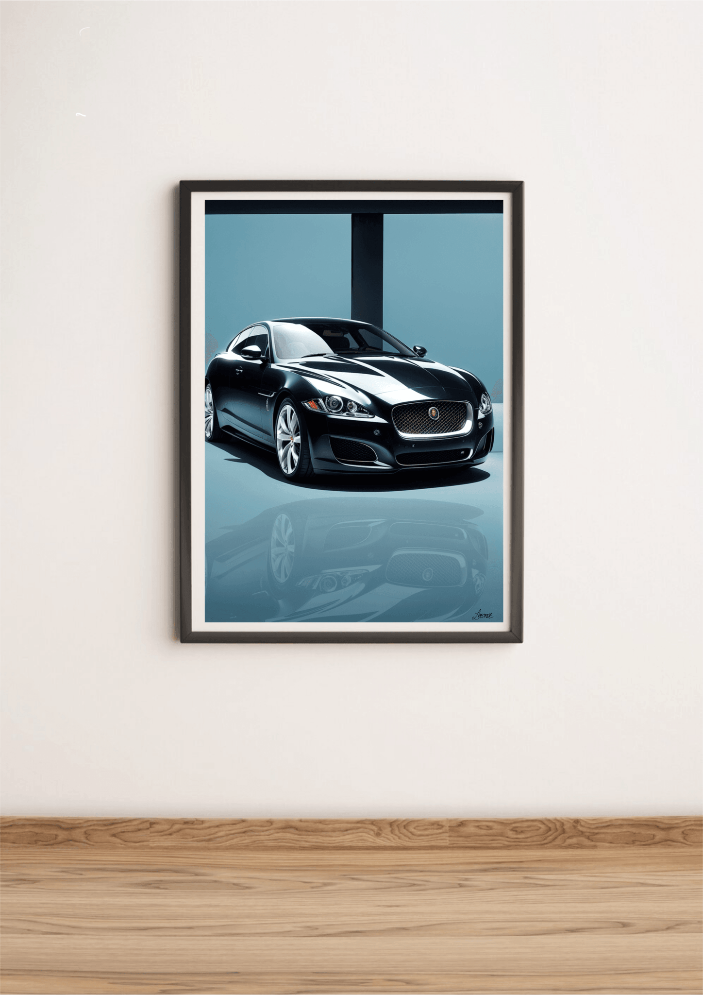 Luxury Car Wall Art | Sleek Showroom - Inspired Auto Print - mezetto KEOLIX KEOLIX