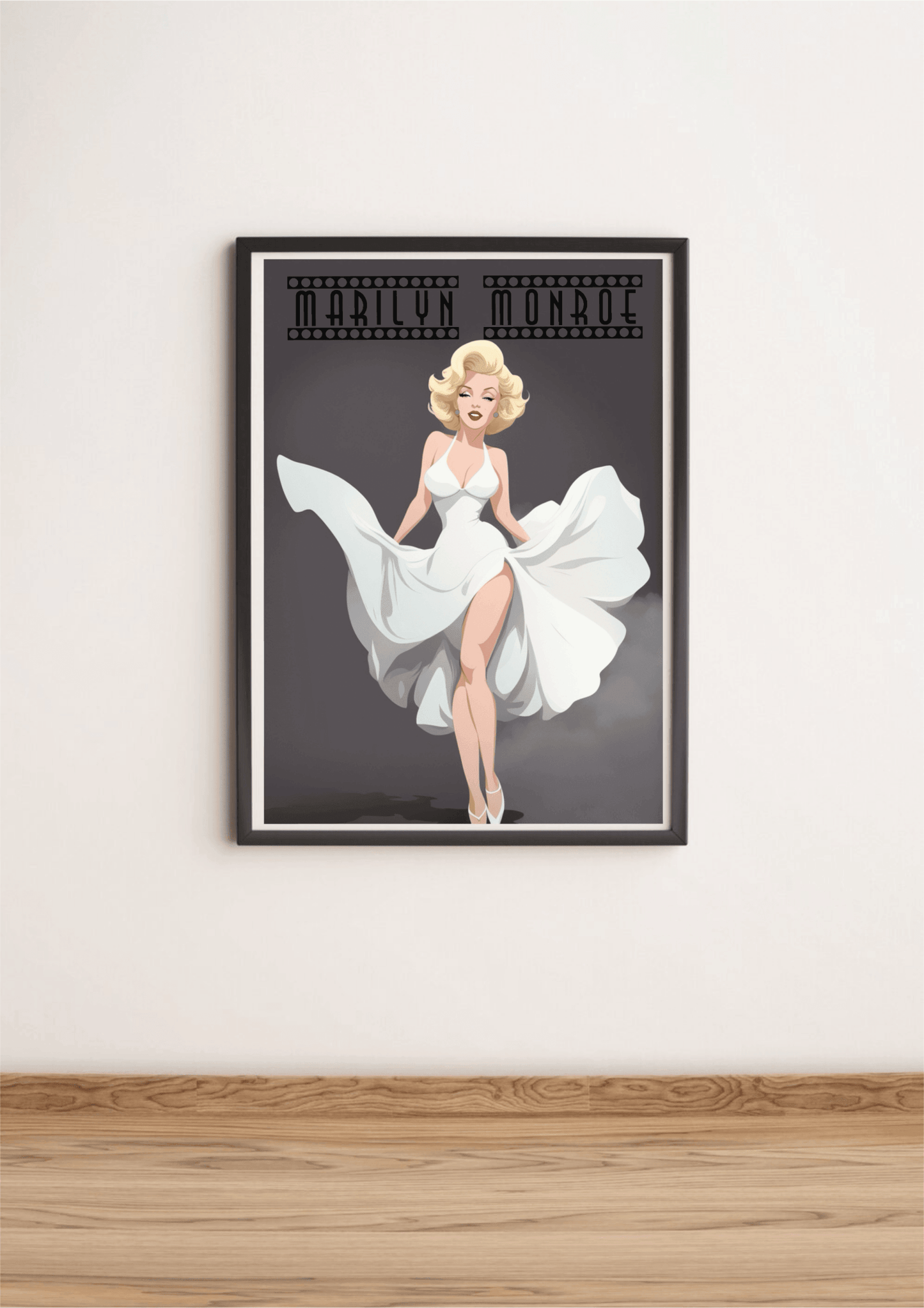 Marilyn Monroe Poster Print | Iconic Glamour Wall Art - mezetto KEOLIX KEOLIX
