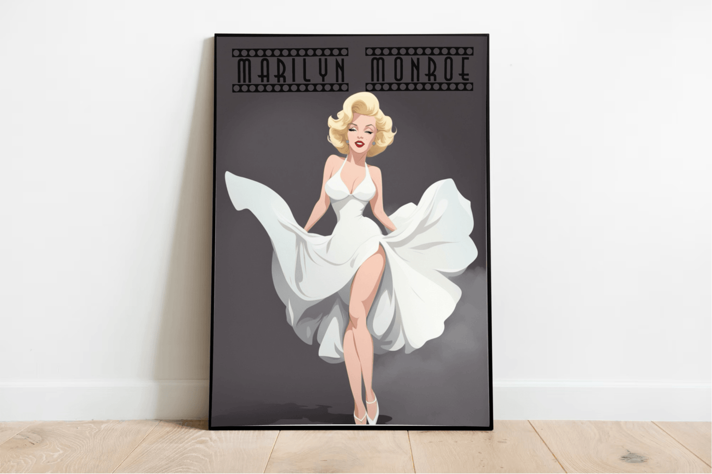 Marilyn Monroe Poster Print | Iconic Glamour Wall Art - mezetto KEOLIX KEOLIX