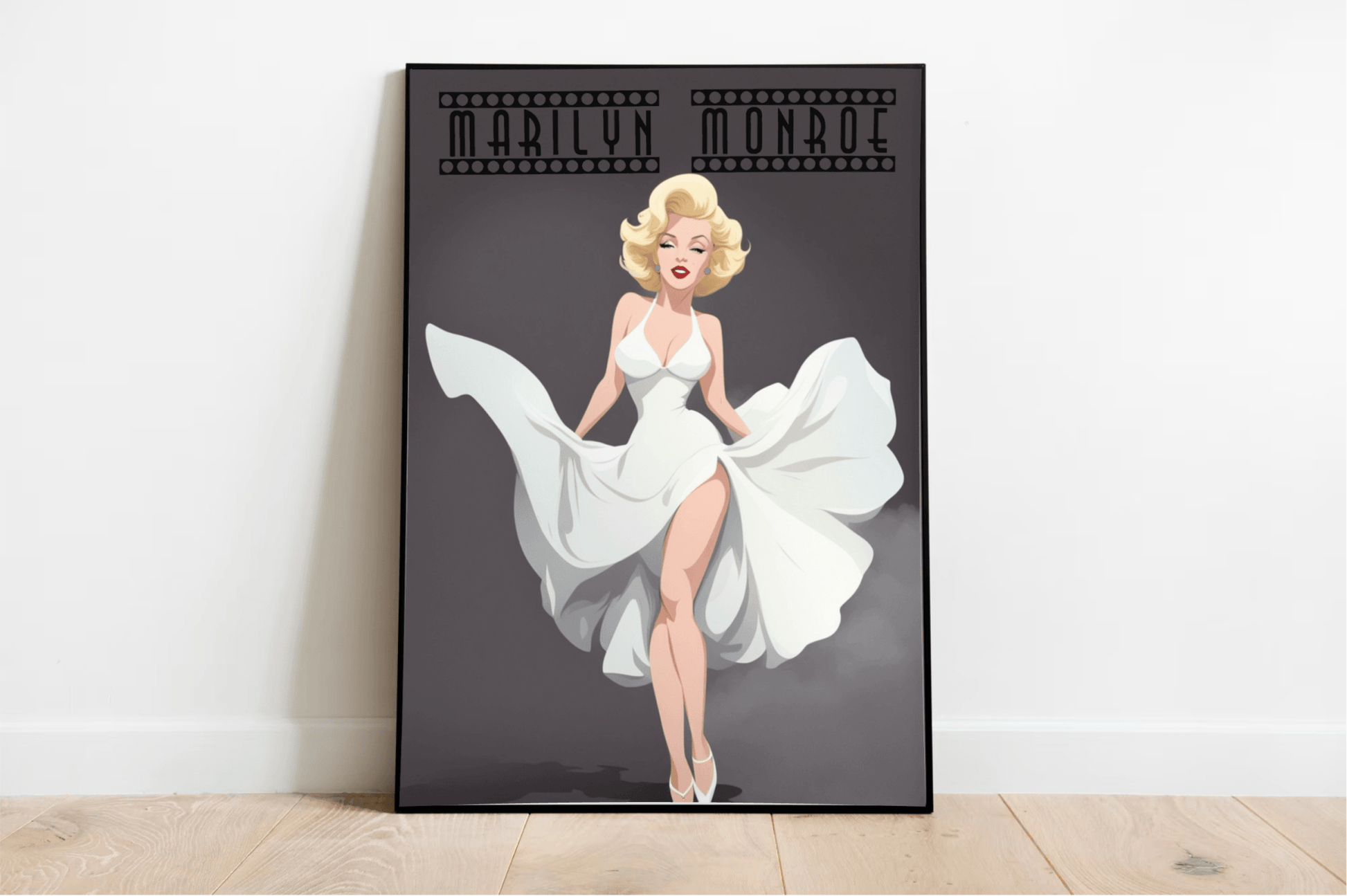Marilyn Monroe Poster Print | Iconic Glamour Wall Art - mezetto KEOLIX KEOLIX