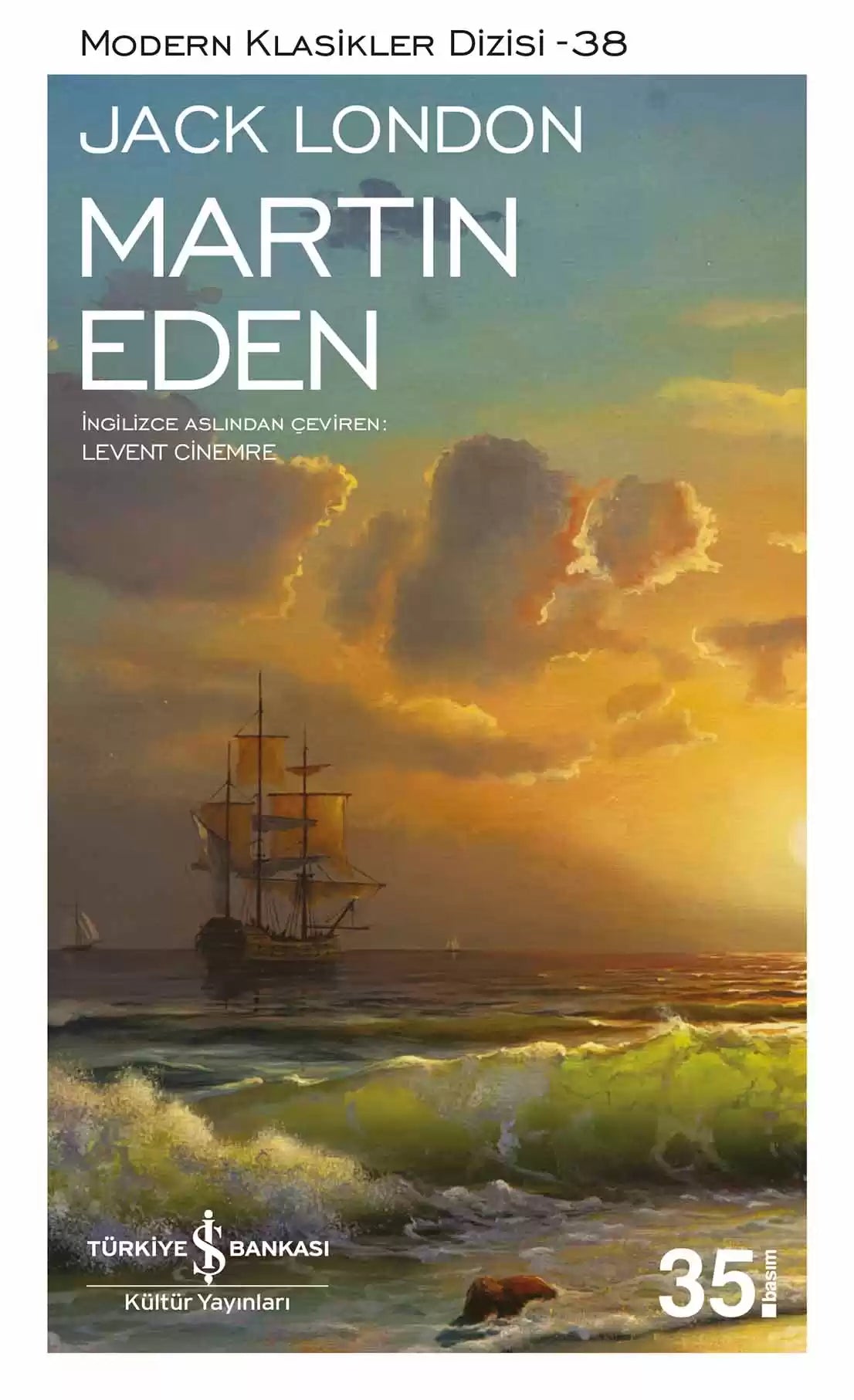 Martin Eden Kitabı - Jack London - İş Bankası Kültür Yayınları - Modern Klasikler - Mezetto