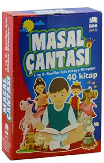 Masal Çantası 100 Temel Eserden Seçilmiş 40 Kitap - 1. ve 2. Sınıflar İçin