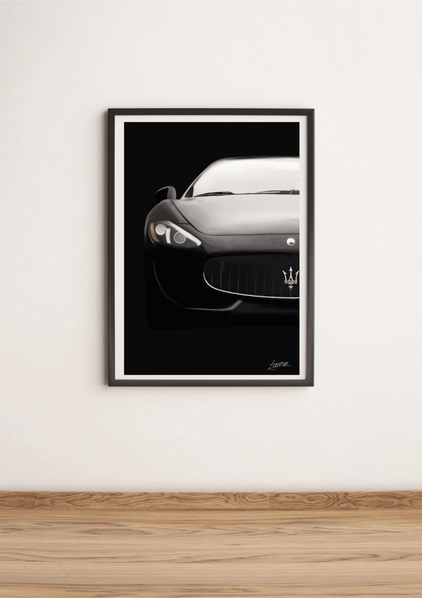 Maserati Art Print – Hand - Drawn Luxury Car Wall Decor - mezetto KEOLIX KEOLIX
