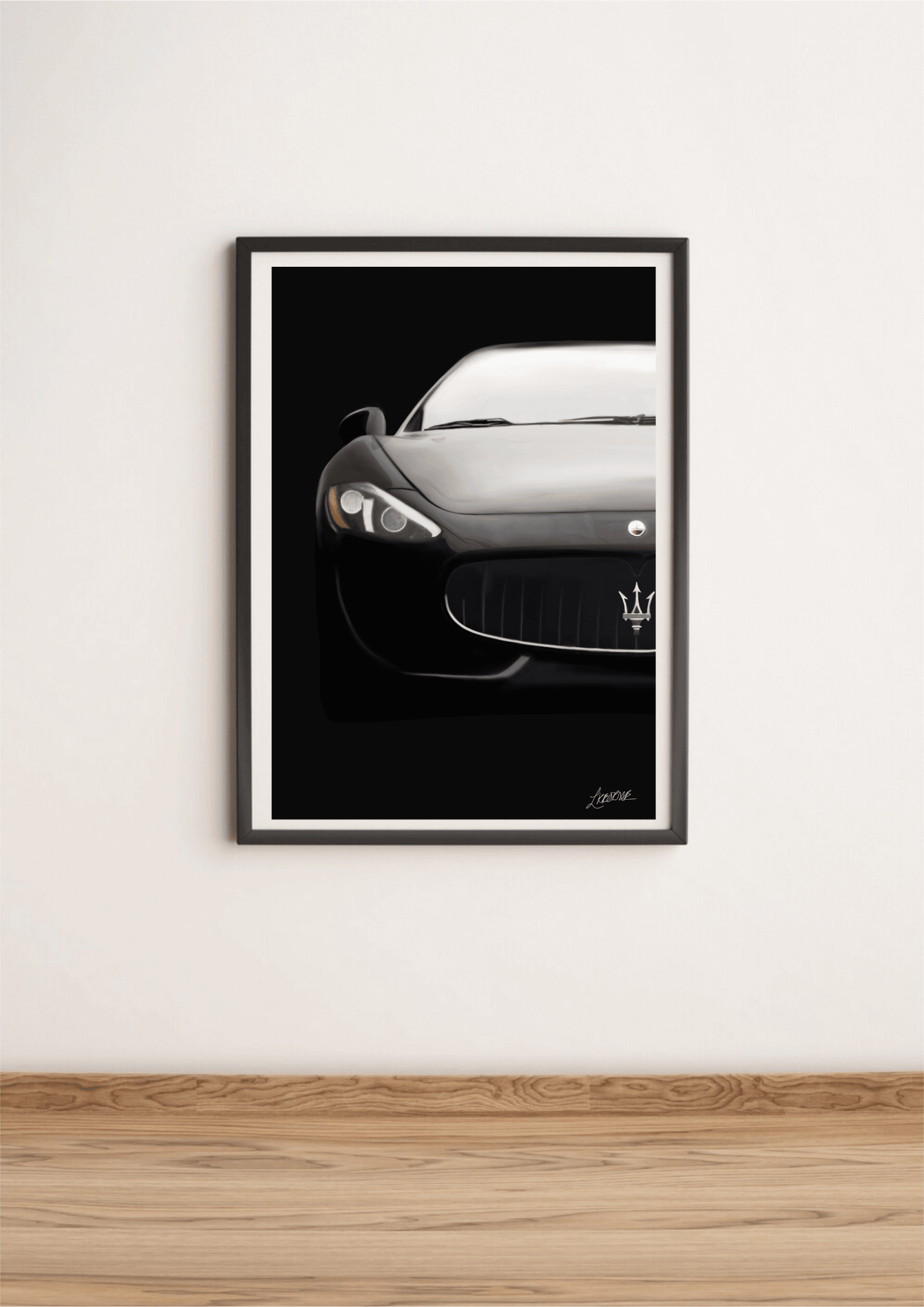 Maserati Art Print – Hand - Drawn Luxury Car Wall Decor - mezetto KEOLIX KEOLIX