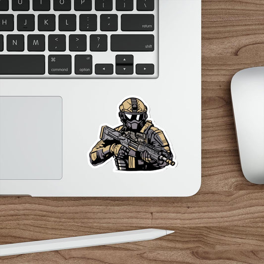 Masked Soldier Waterproof Vinyl Sticker - mezetto KEOLIX KEOLIX