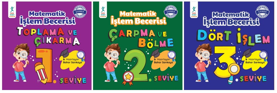 Matematik İşlem Becerisi Seti (3 Kitap)