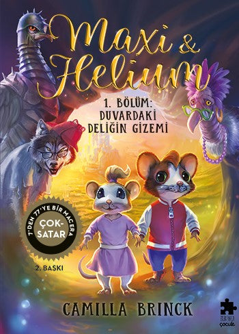Maxi &amp; Helium 1. Bölüm: Duvardaki Deliğin Gizem (Ciltli)