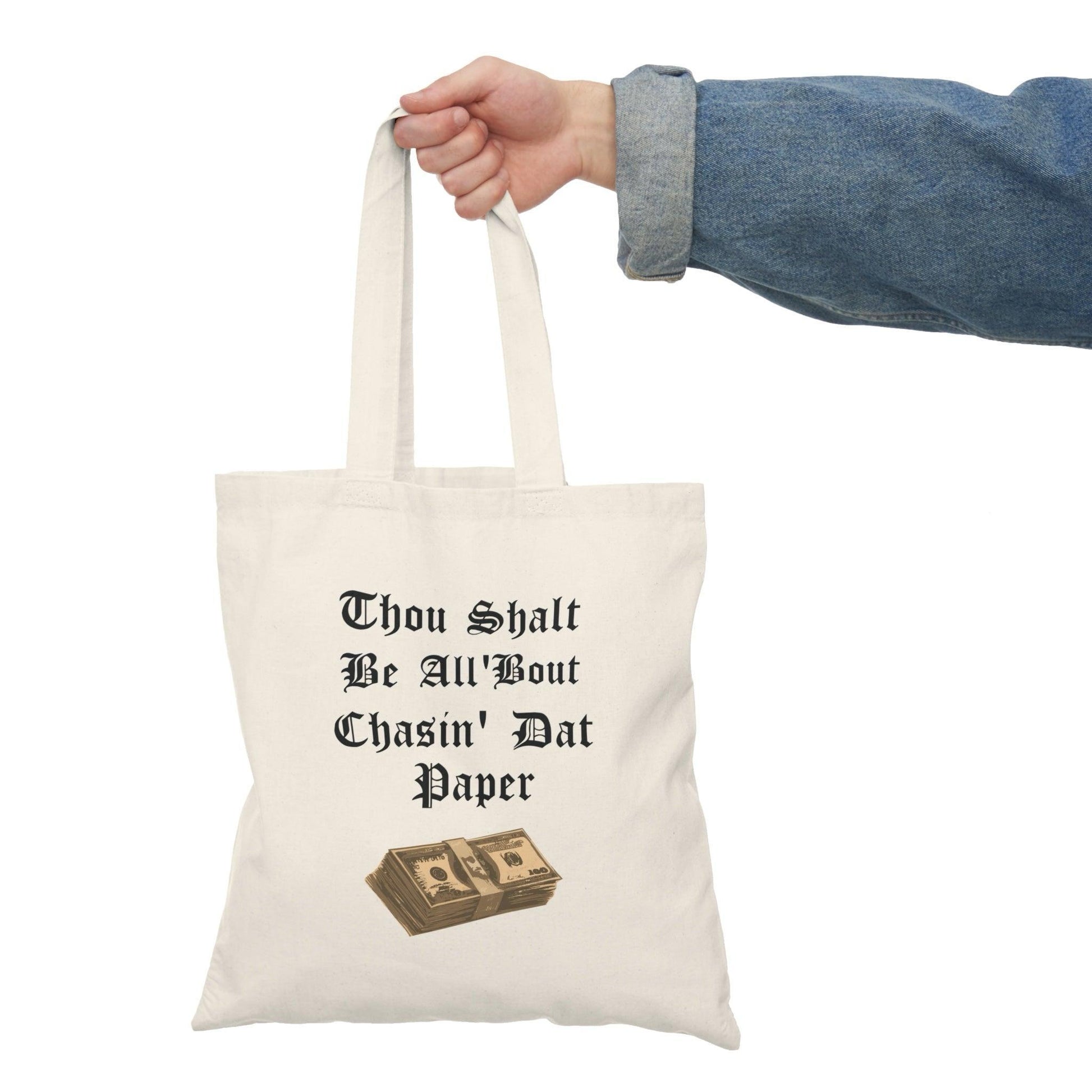 Medieval Hustle Tote – Thou Shalt Be All 'Bout That Paper - mezetto KEOLIX KEOLIX