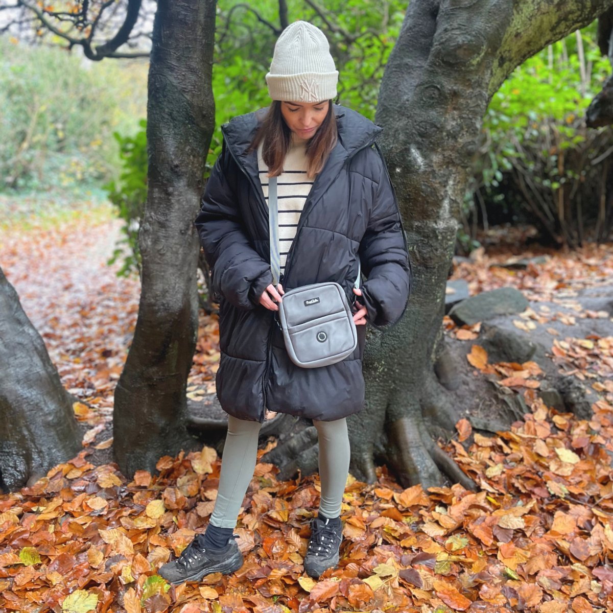 Mini Dog Walking Bag - Grey - mezetto PupClub Couture PupClub Couture