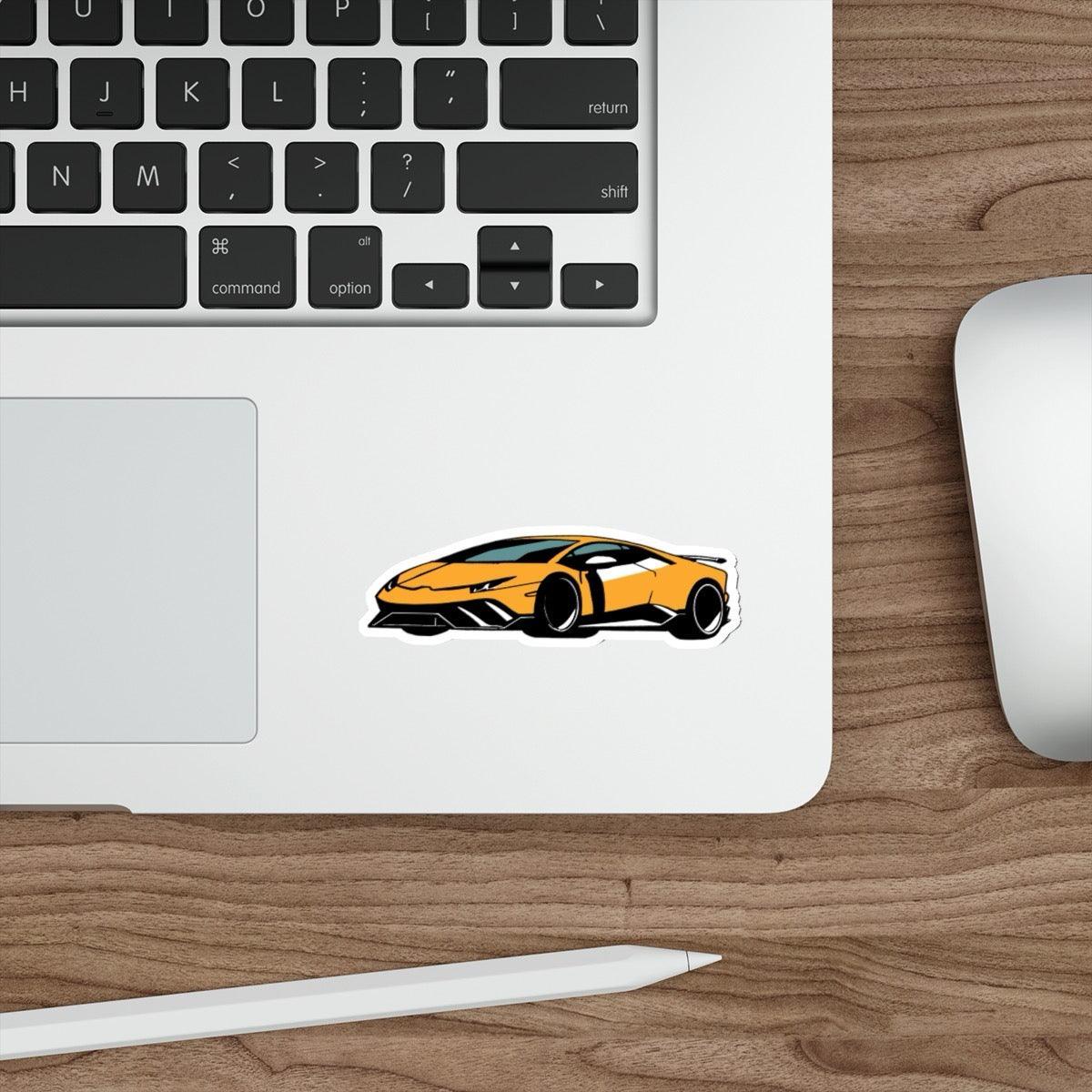 Minimalistic Lambo Sticker – Luxury Sports Car Vinyl Decal - mezetto KEOLIX KEOLIX