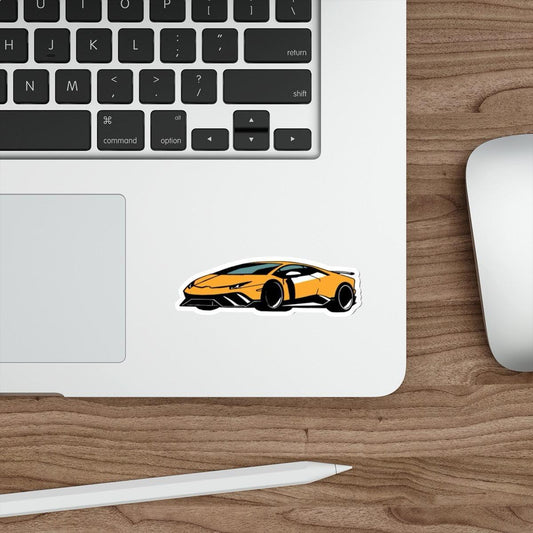 Minimalistic Lambo Sticker – Luxury Sports Car Vinyl Decal - mezetto KEOLIX KEOLIX
