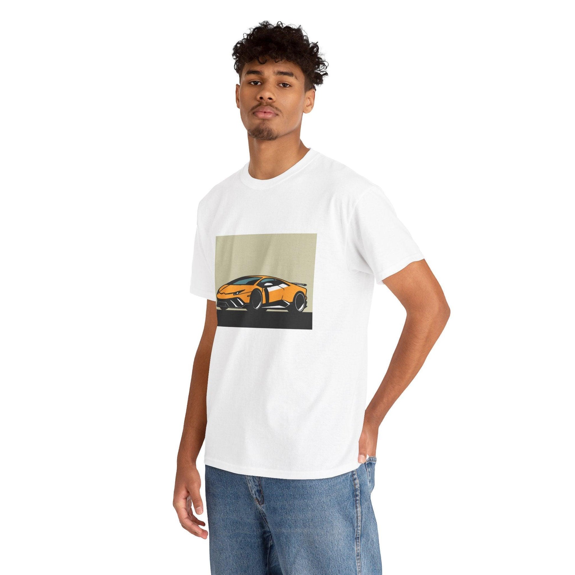 Minimalistic Lambo T-Shirt – Sleek Luxury Car Design Tee - mezetto KEOLIX KEOLIX