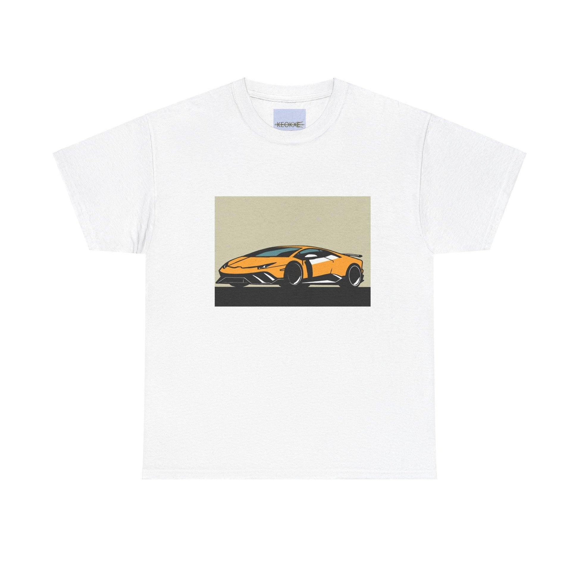 Minimalistic Lambo T-Shirt – Sleek Luxury Car Design Tee - mezetto KEOLIX KEOLIX
