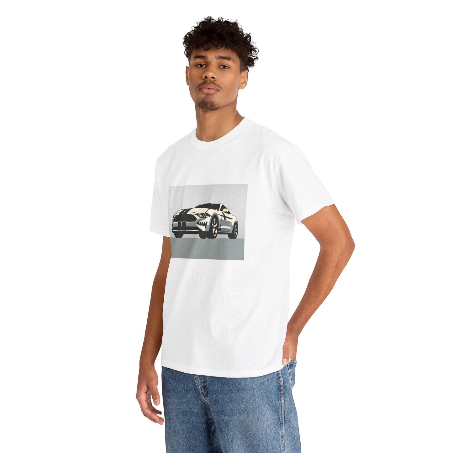 Minimalistic Mustang T-Shirt – Classic American Muscle Tee - mezetto KEOLIX KEOLIX