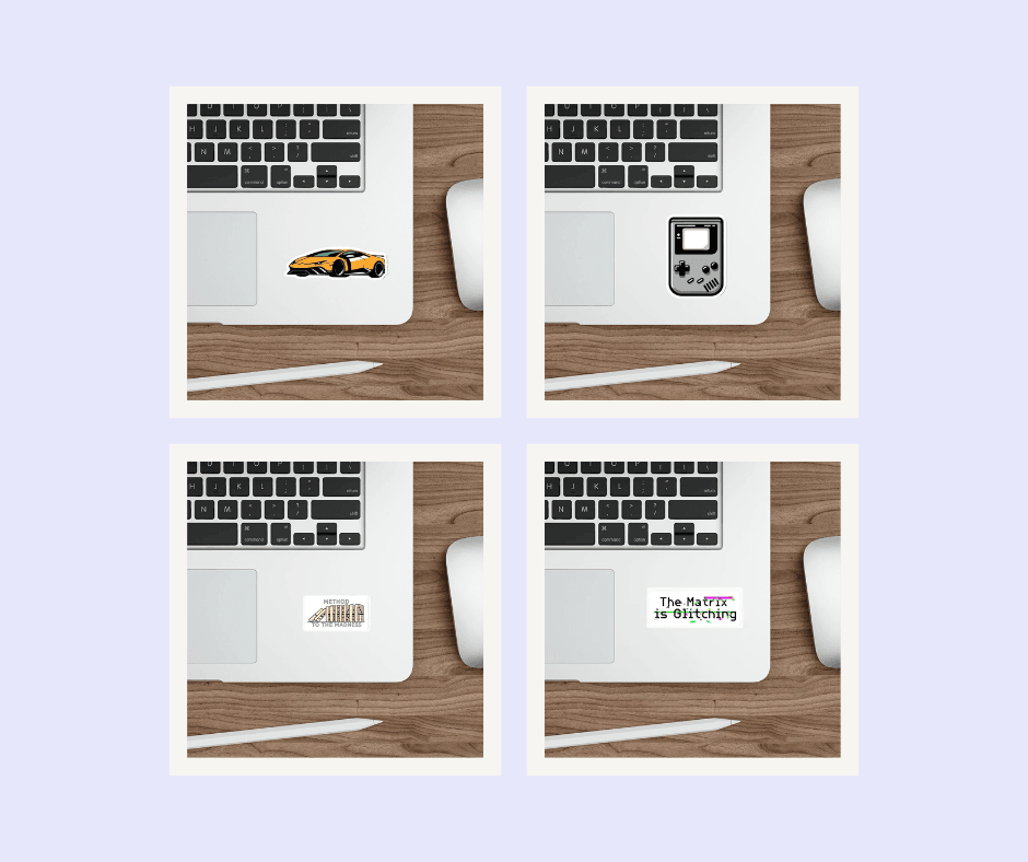 Minimalistic Retro Sticker Bundle - mezetto KEOLIX KEOLIX