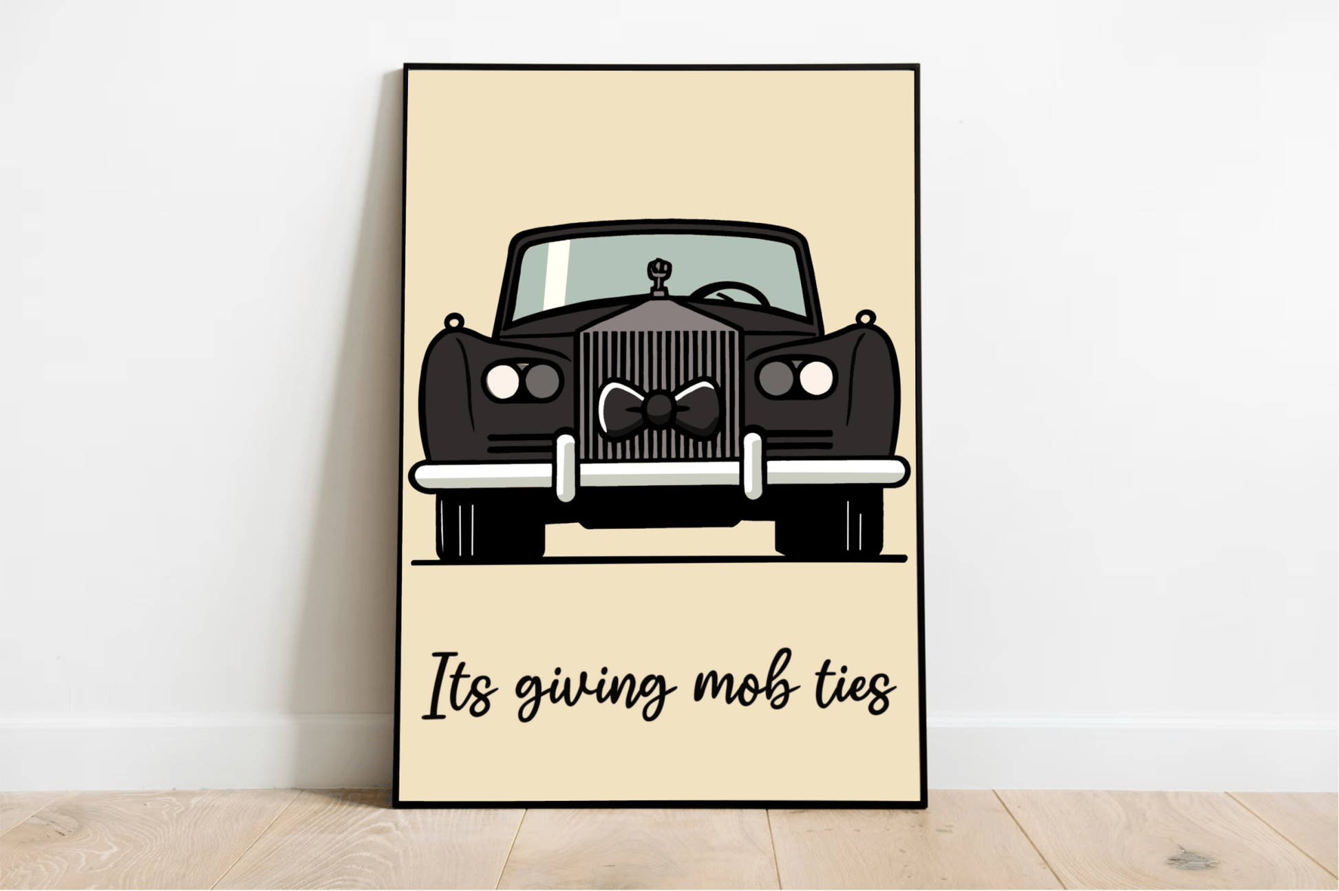 Mob Ties Elegance Art Print | Rolls Royce Gangster PosterMob Ties Print - mezetto KEOLIX KEOLIX