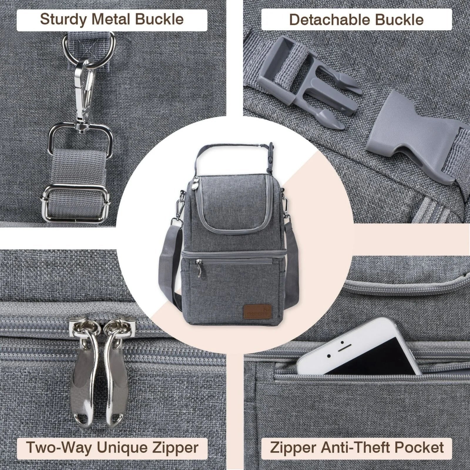 Momcozy Breastmilk Cooler Carrying Bag - mezetto ebebek ebebek