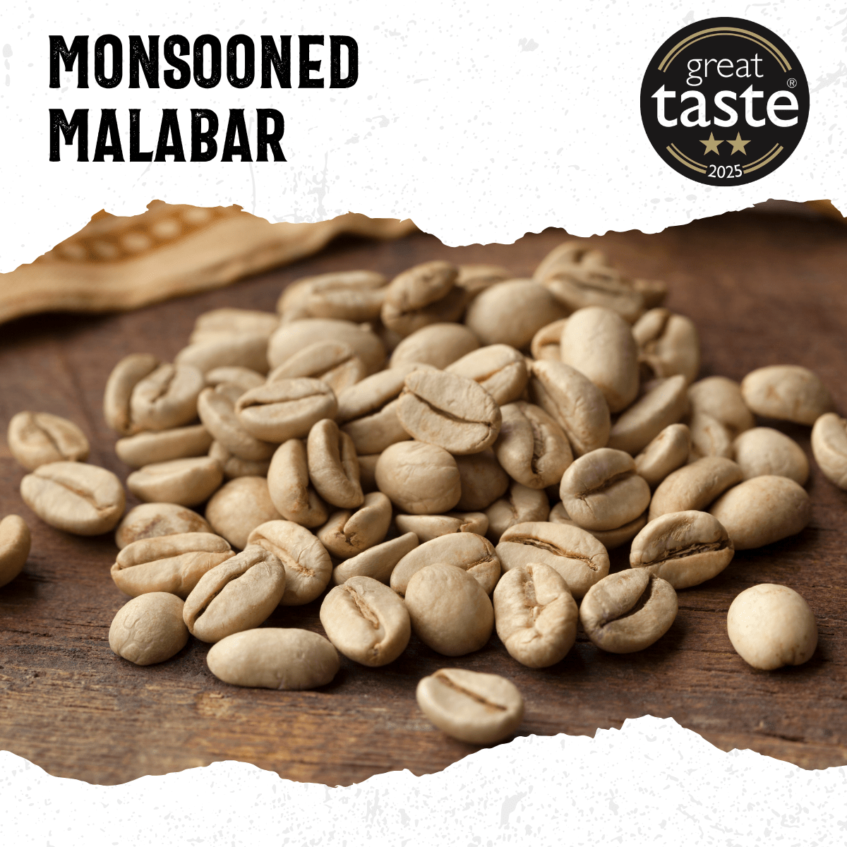 Monsooned Malabar Medium Roast - mezetto Acorns Coffee & Cake Acorns Coffee & Cake