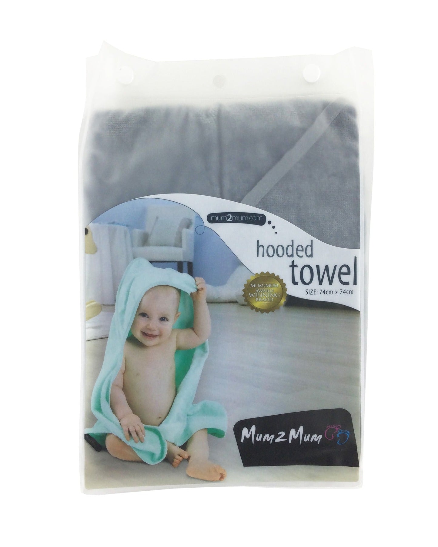 Mum 2 Mum Hooded Towel - Six Colours - mezetto Baby&More Baby&More