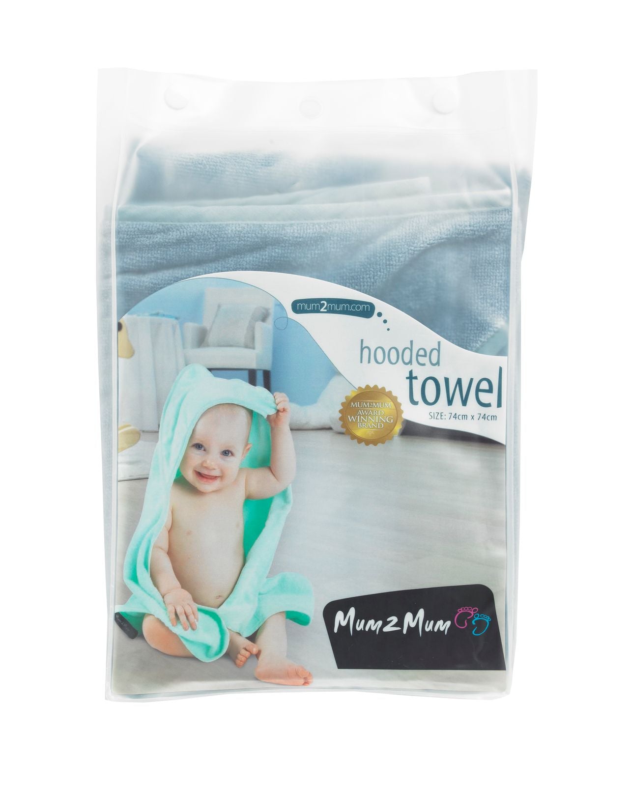 Mum 2 Mum Hooded Towel - Six Colours - mezetto Baby&More Baby&More