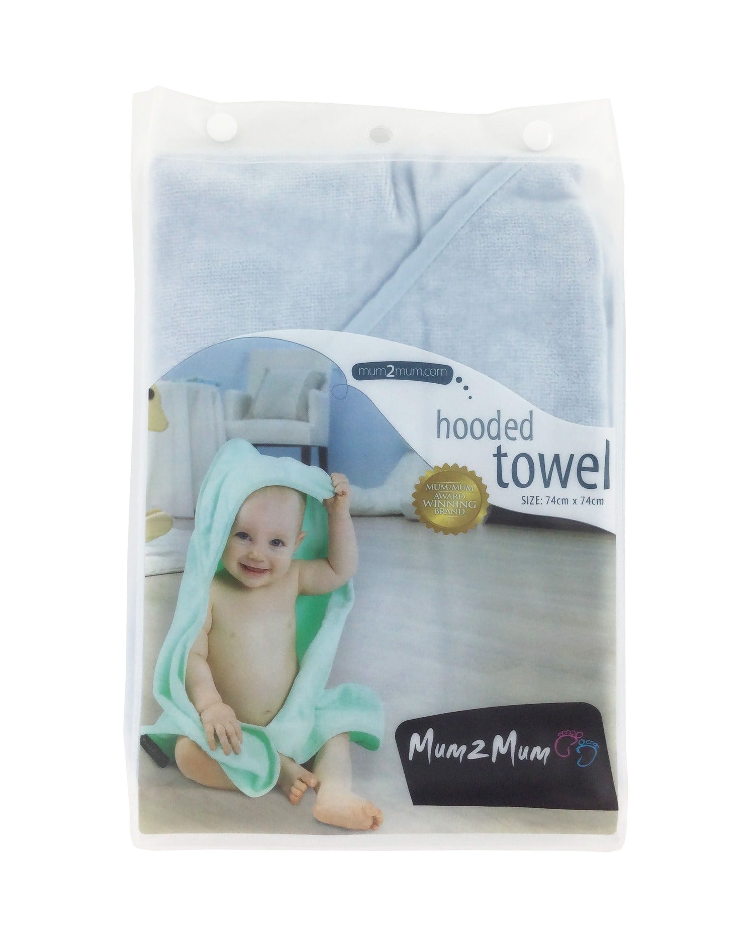 Mum 2 Mum Hooded Towel - Six Colours - mezetto Baby&More Baby&More