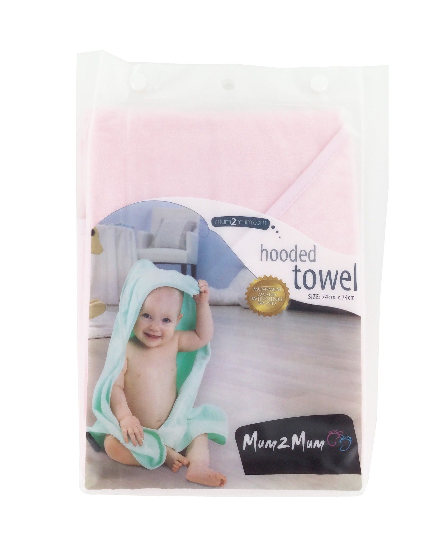 Mum 2 Mum Hooded Towel - Six Colours - mezetto Baby&More Baby&More
