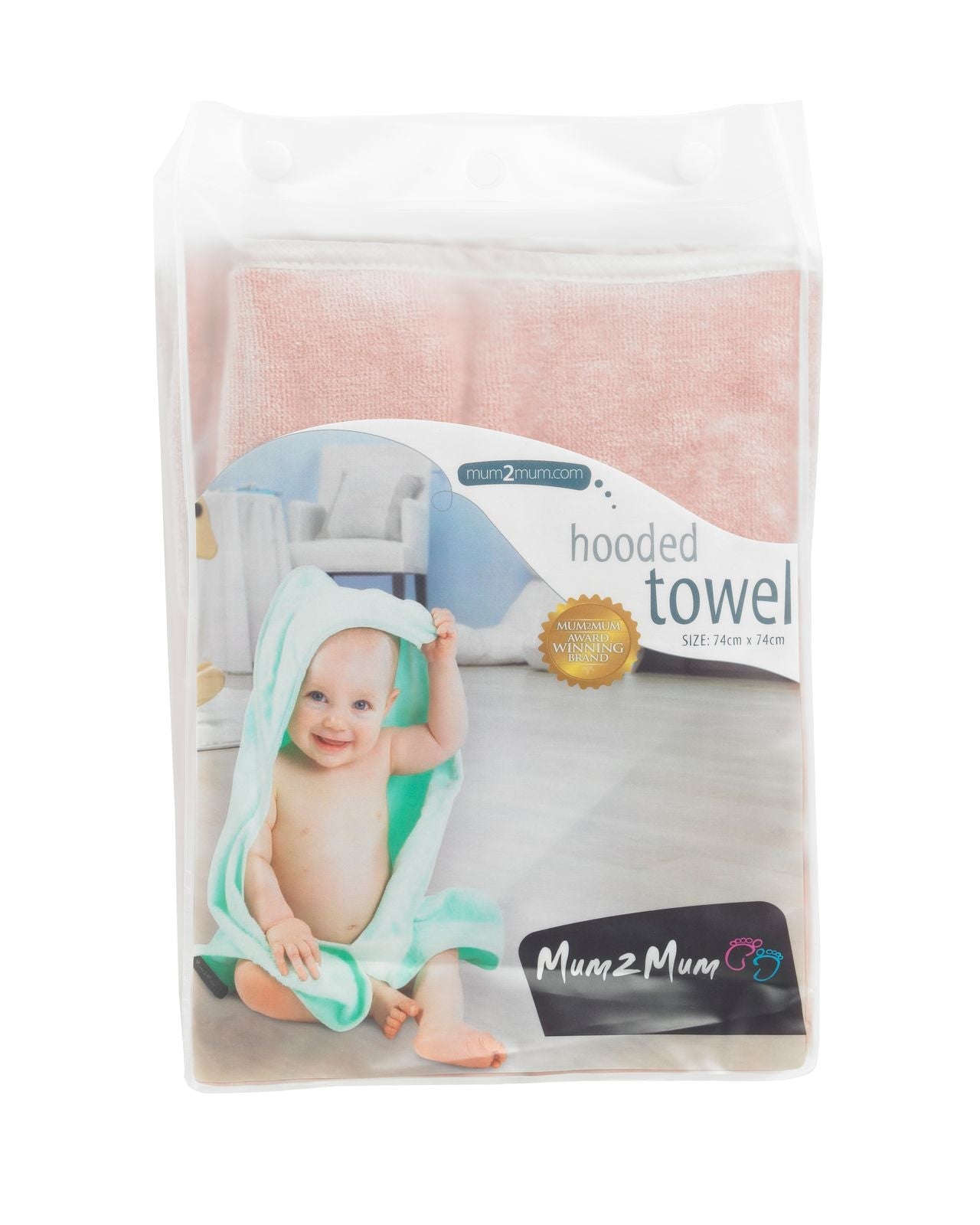 Mum 2 Mum Hooded Towel - Six Colours - mezetto Baby&More Baby&More