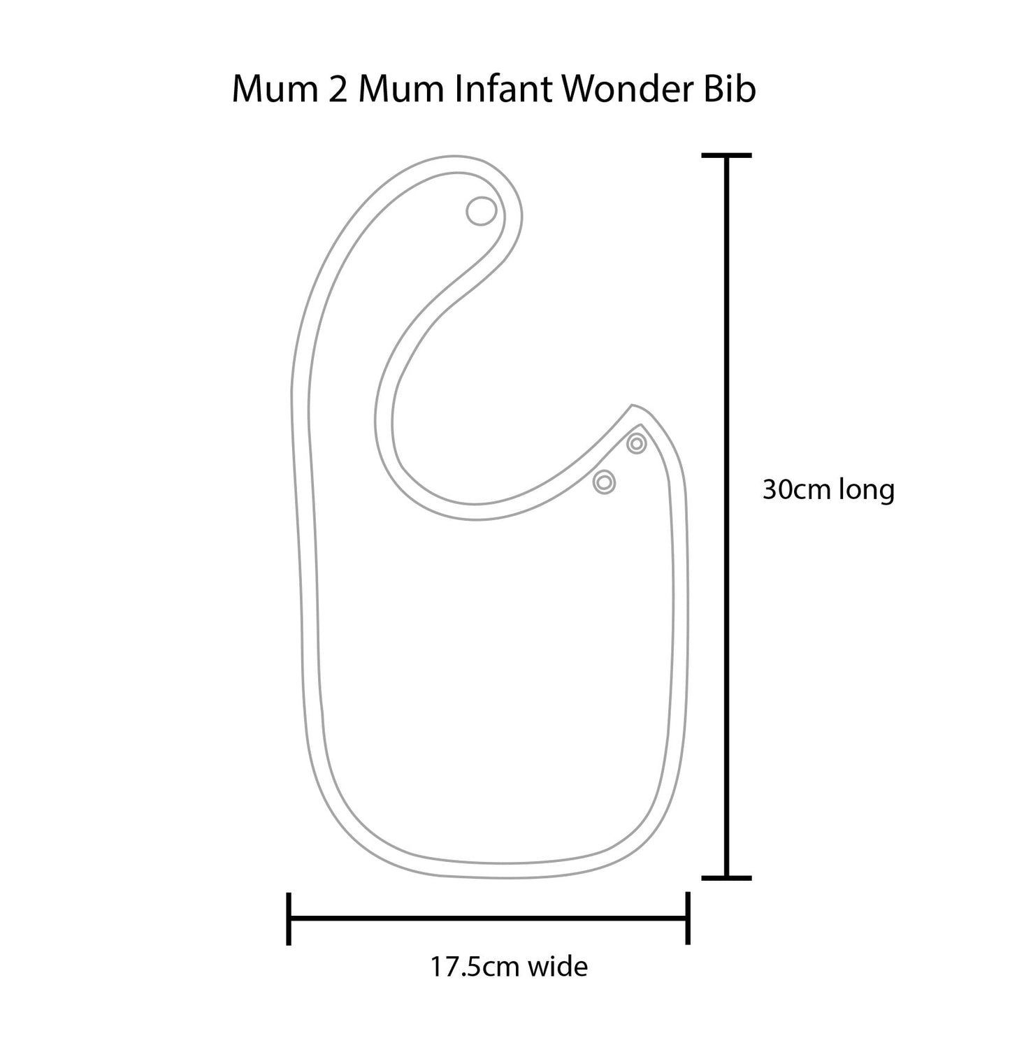 Mum 2 Mum Infant Wonder Bib - 16 Colours - mezetto Baby&More Baby&More