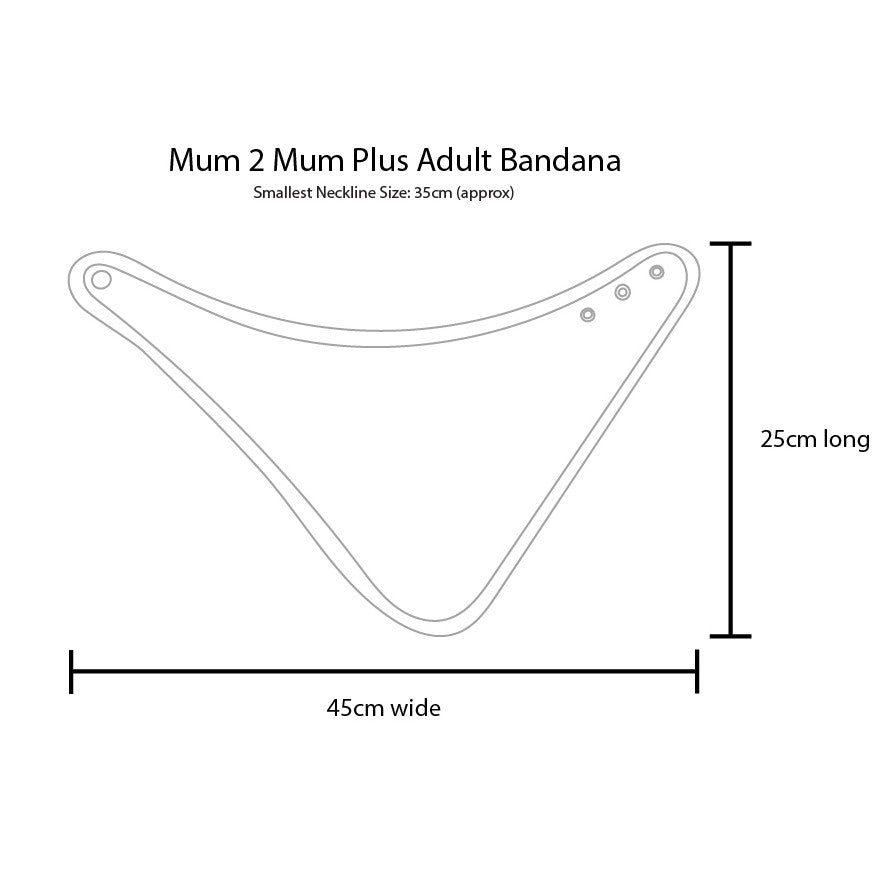 Mum 2 Mum PLUS Adult Disability Bib - 15 Colours - mezetto Baby&More Baby&More