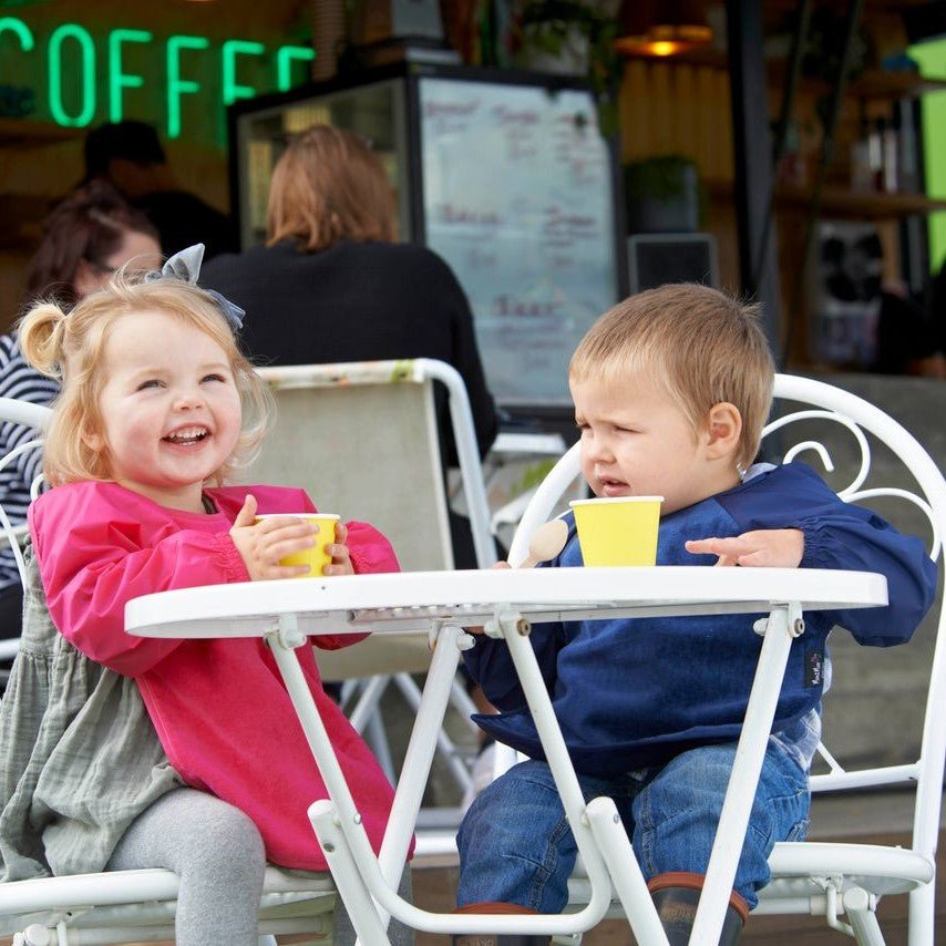 Mum 2 Mum Sleeved Wonder Bib - Two Sizes, 15 Colours - mezetto Baby&More Baby&More