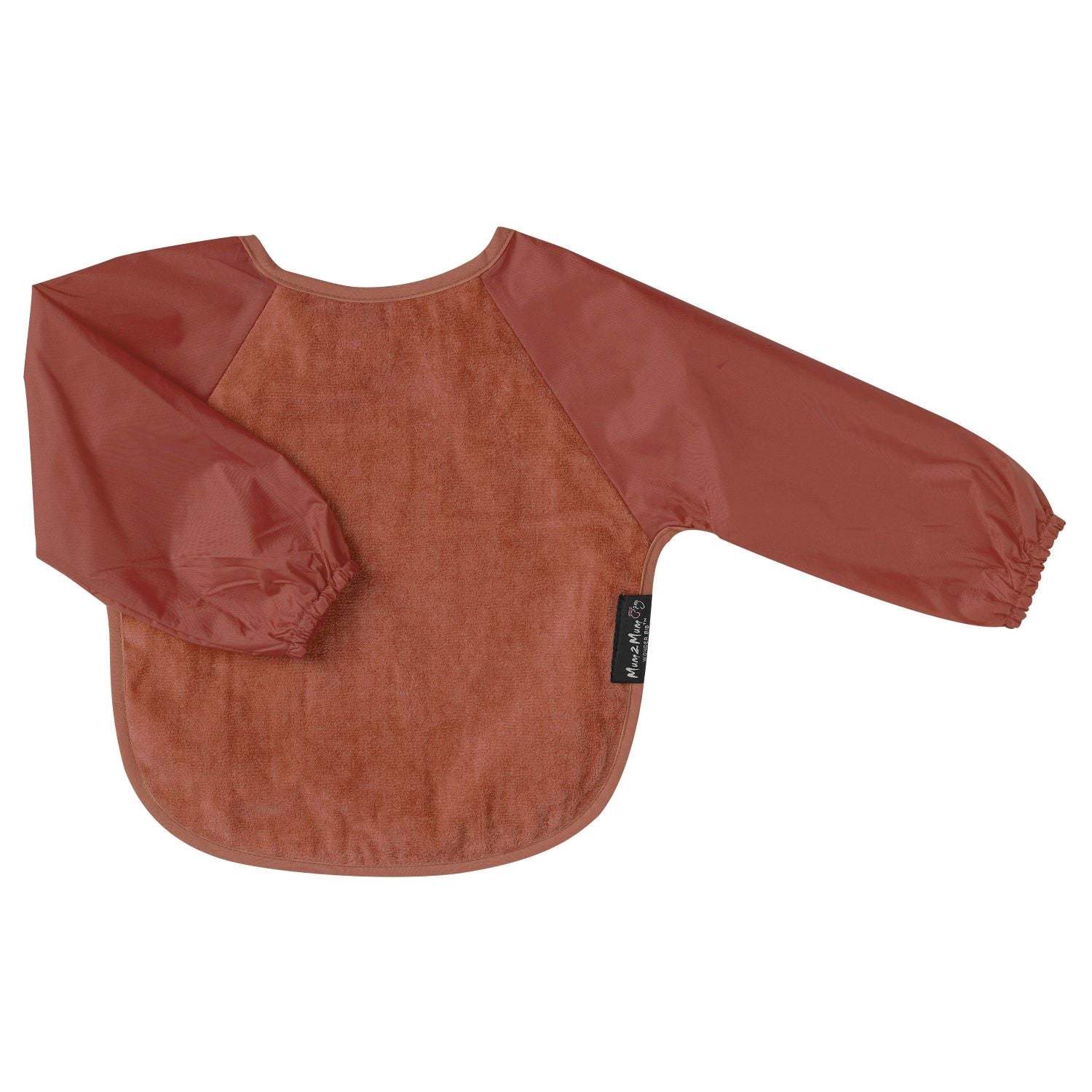 Mum 2 Mum Sleeved Wonder Bib - Two Sizes, 15 Colours - mezetto Baby&More Baby&More