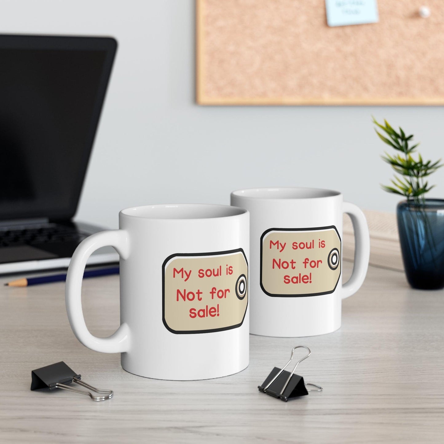 My Soul Is Not for Sale – Name - Tag Mug - mezetto KEOLIX KEOLIX