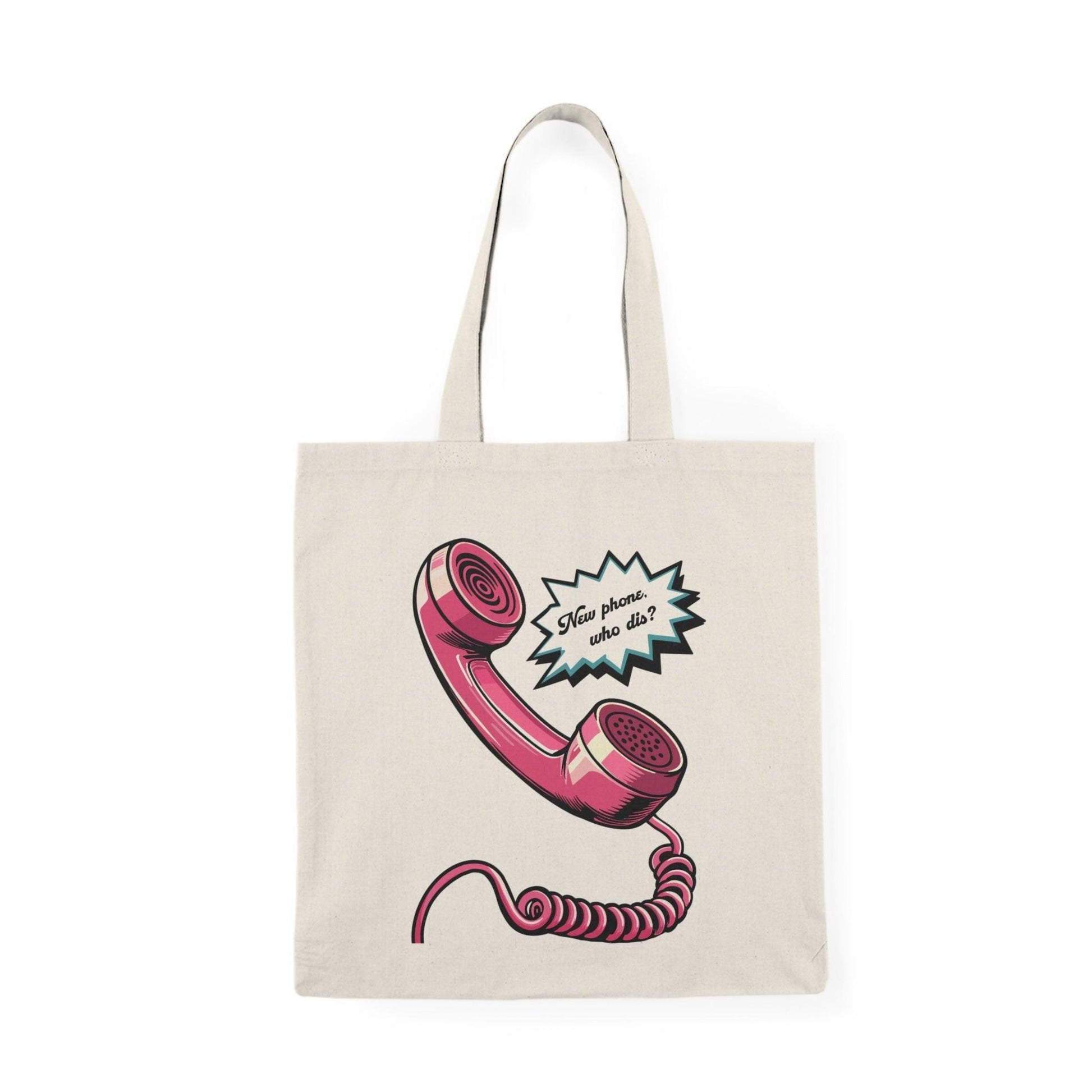 New Phone, Who Dis? Tote Bag – Retro Phone shopper - mezetto KEOLIX KEOLIX