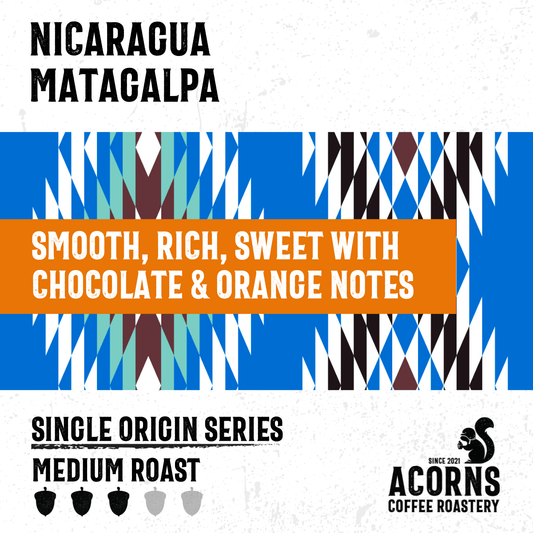 Nicaragua Matagalpa Medium Roast - mezetto Acorns Coffee & Cake Acorns Coffee & Cake