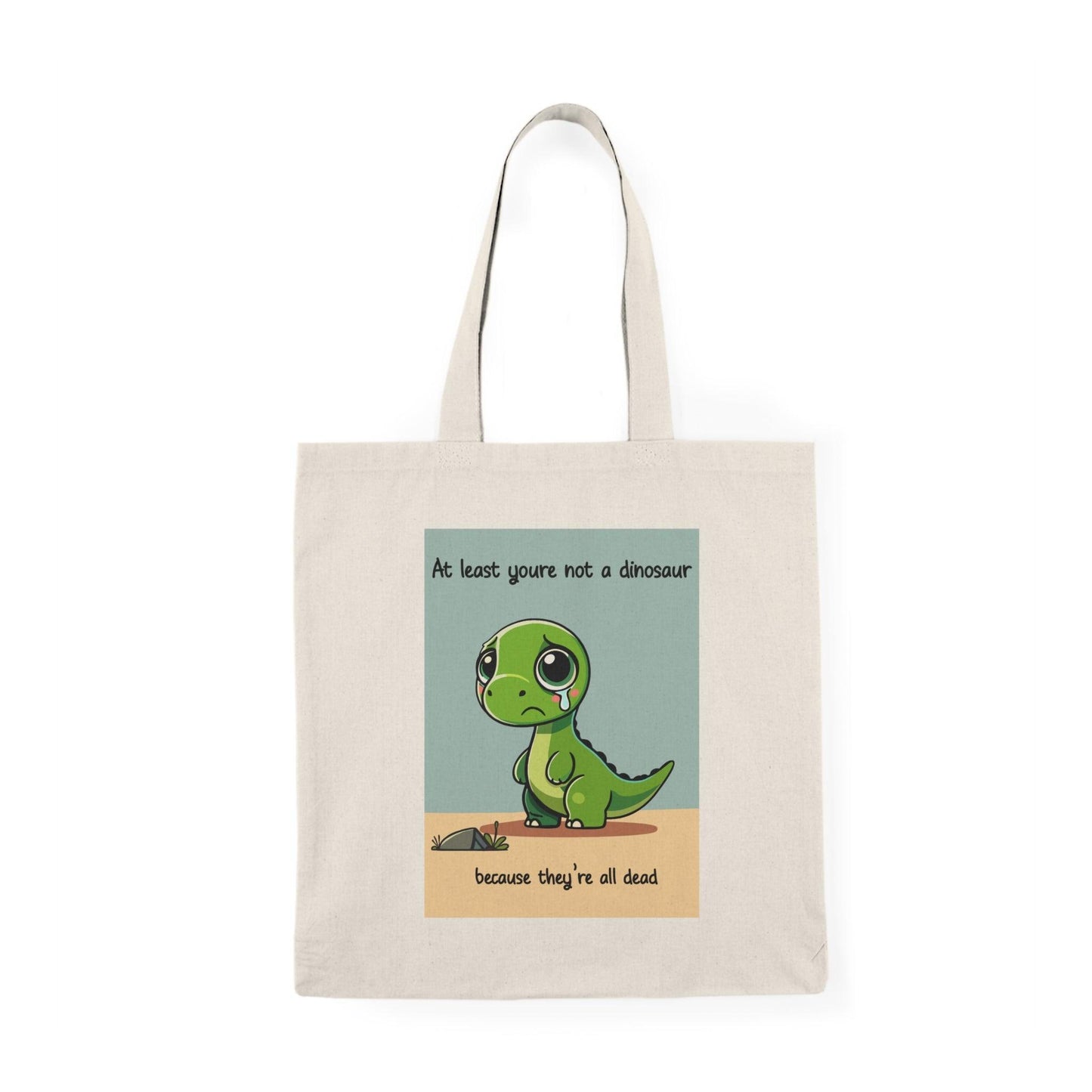 Not a Dinosaur – Funny Dinosaur Tote Bag - mezetto KEOLIX KEOLIX
