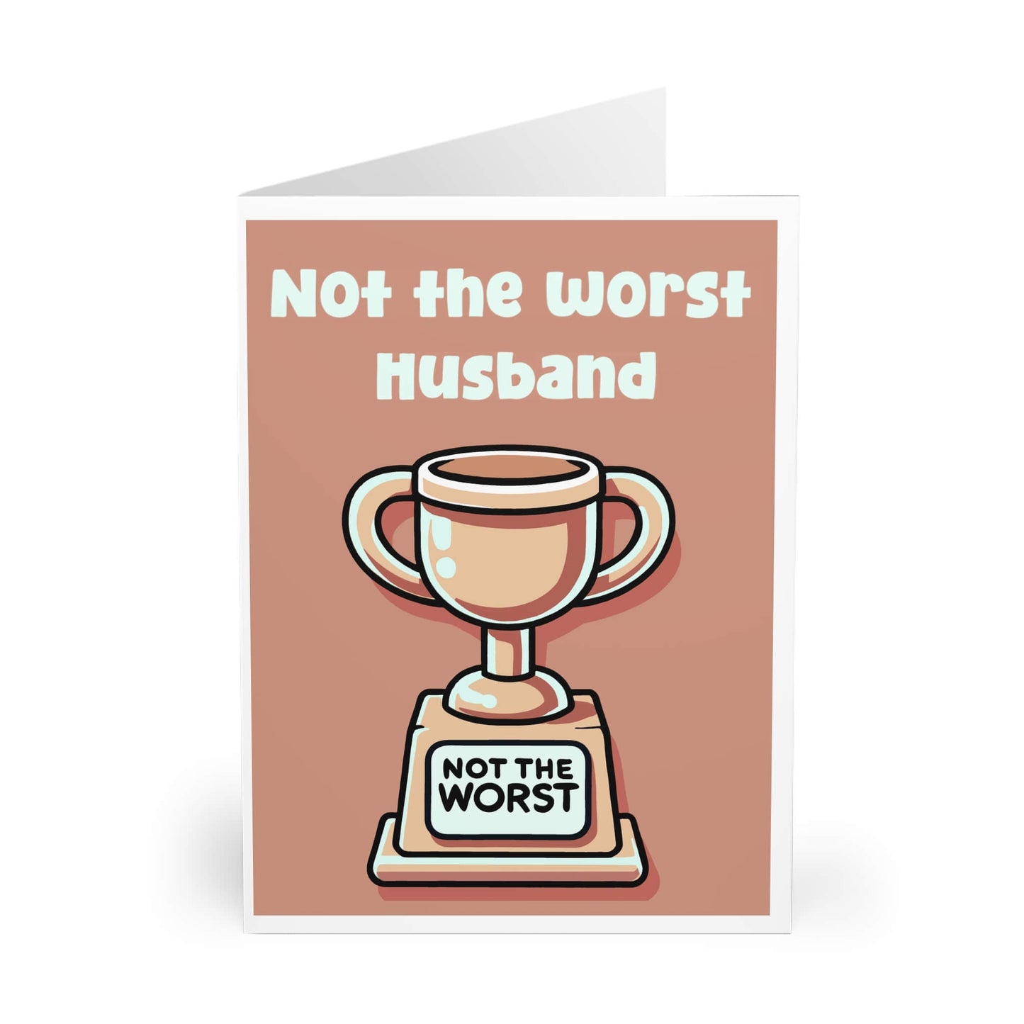 Not the Worst – Funny Trophy Card for Dads & More - mezetto KEOLIX KEOLIX
