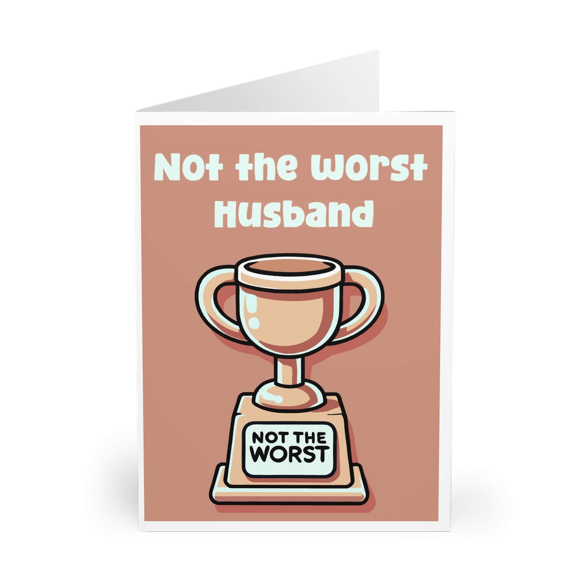 Not the Worst – Funny Trophy Card for Dads & More - mezetto KEOLIX KEOLIX