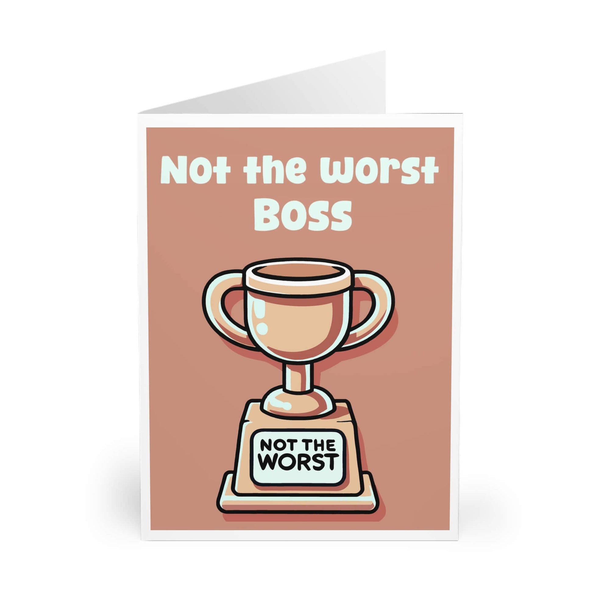 Not the Worst – Funny Trophy Card for Dads & More - mezetto KEOLIX KEOLIX