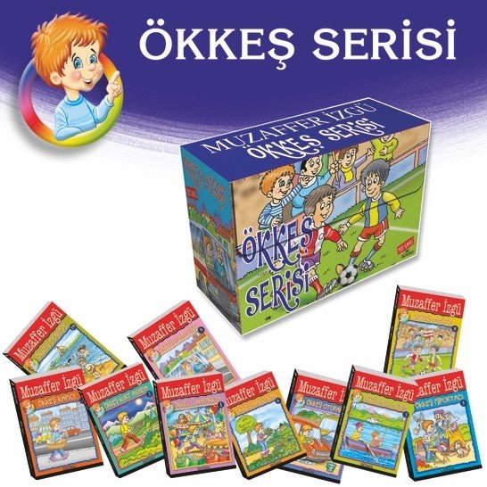 Ökkeş Serisi (Kutulu 10 Kitap Takım) - mezetto