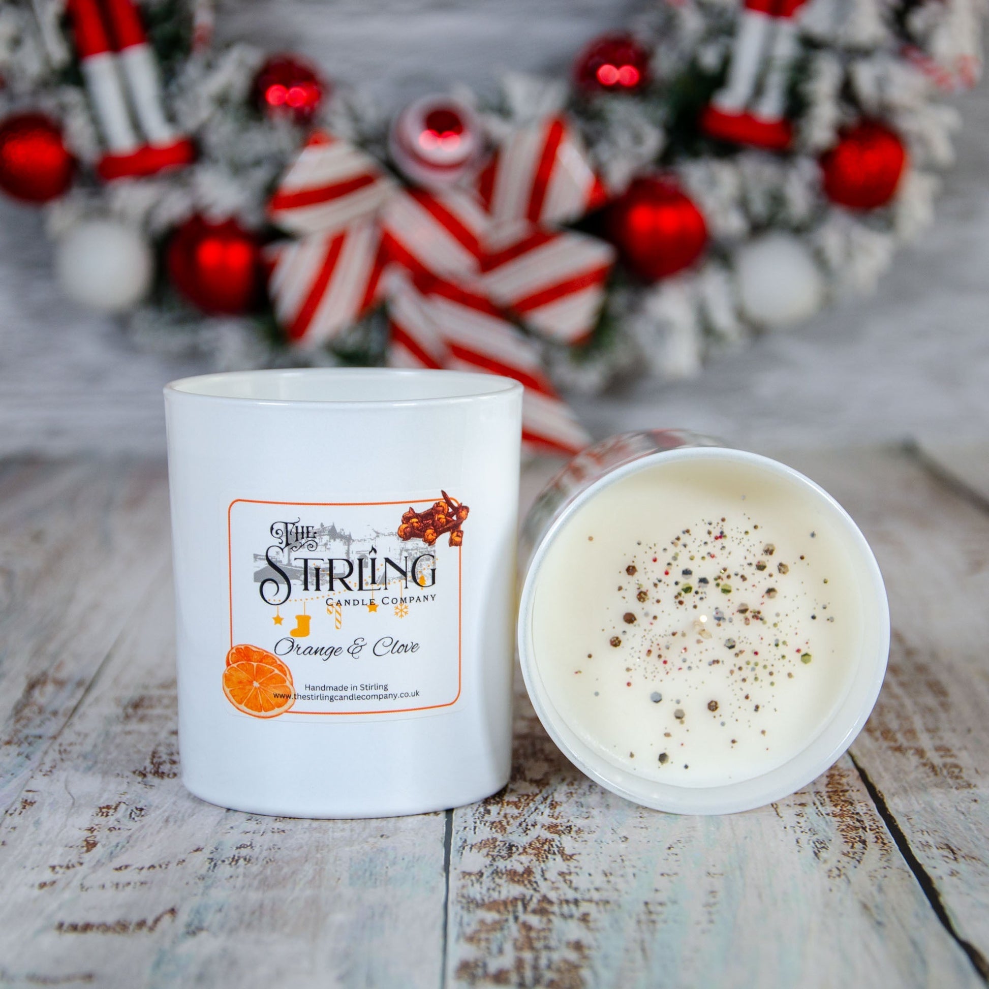 Orange & Clove - Large Candle - mezetto Shopify Collective The Stirling Candle Company