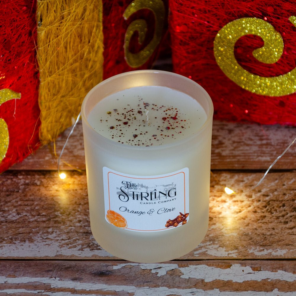 Orange & Clove - Medium Candle - mezetto Shopify Collective The Stirling Candle Company