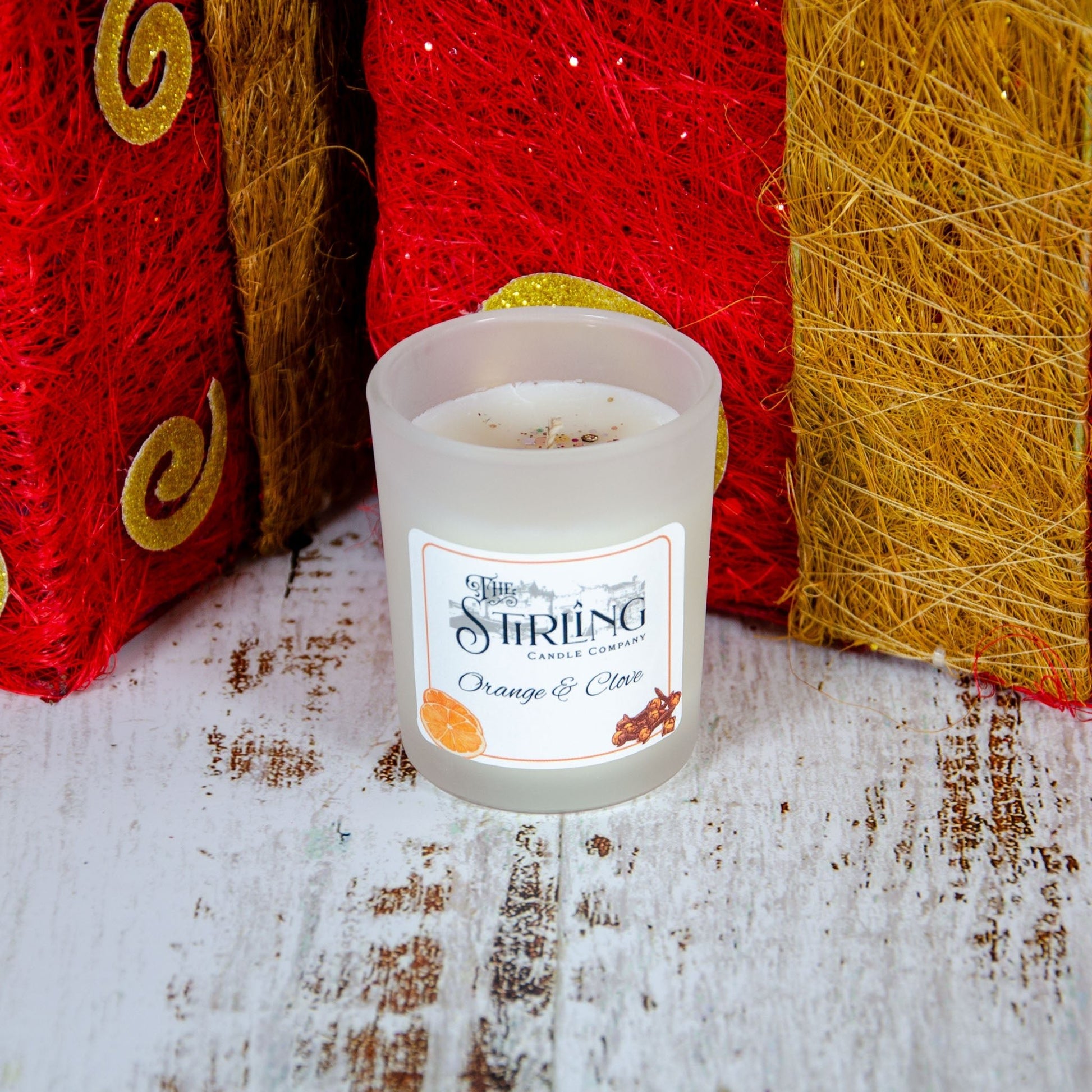 Orange & Clove - Small Candle - mezetto Shopify Collective The Stirling Candle Company