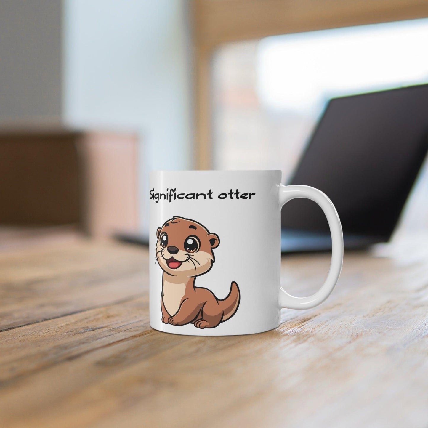 Otter Cartoon Mug | 11 oz Ceramic Mug - mezetto KEOLIX KEOLIX