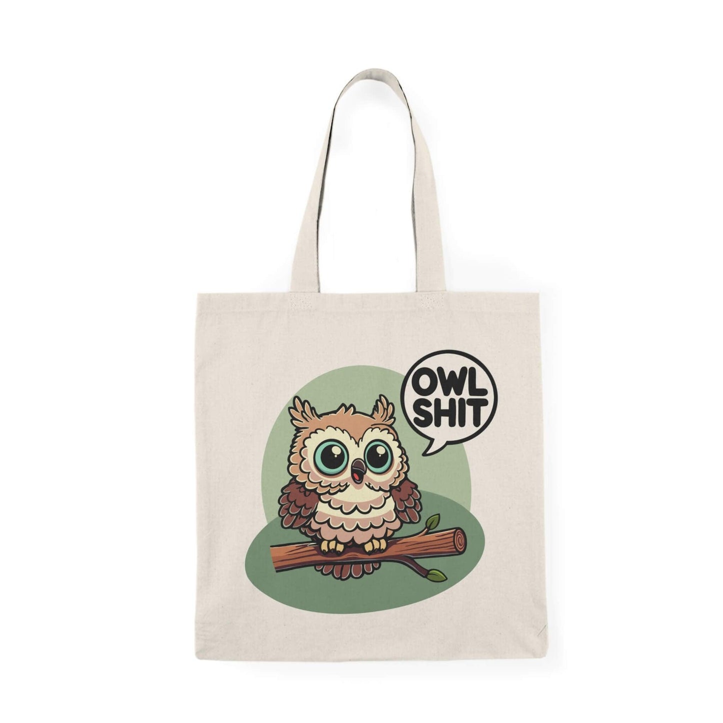 Owl Shit Tote – Funny Eco - Friendly Cotton Shopper - mezetto KEOLIX KEOLIX