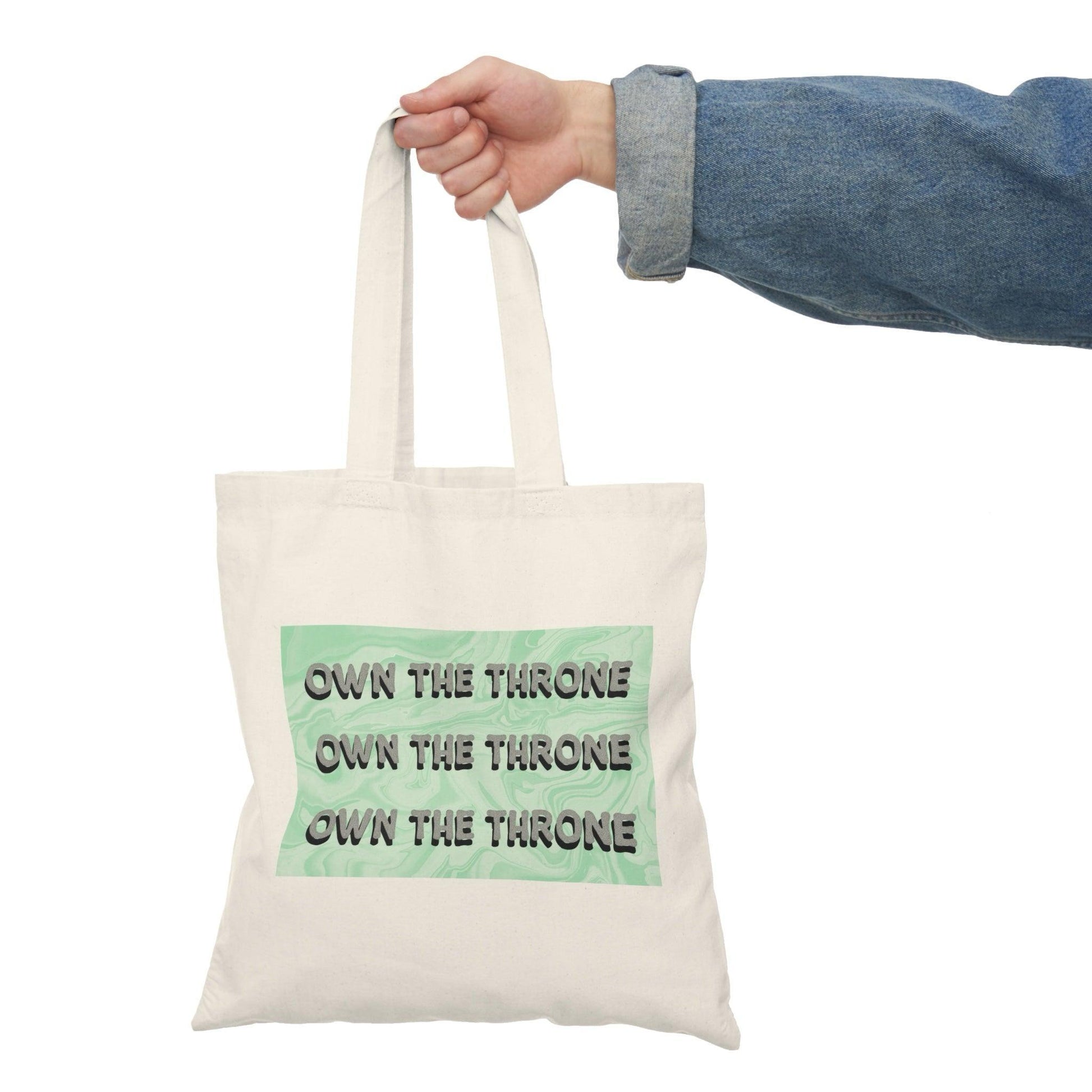Own the Throne – Empowering Recycled Cotton Tote - mezetto KEOLIX KEOLIX