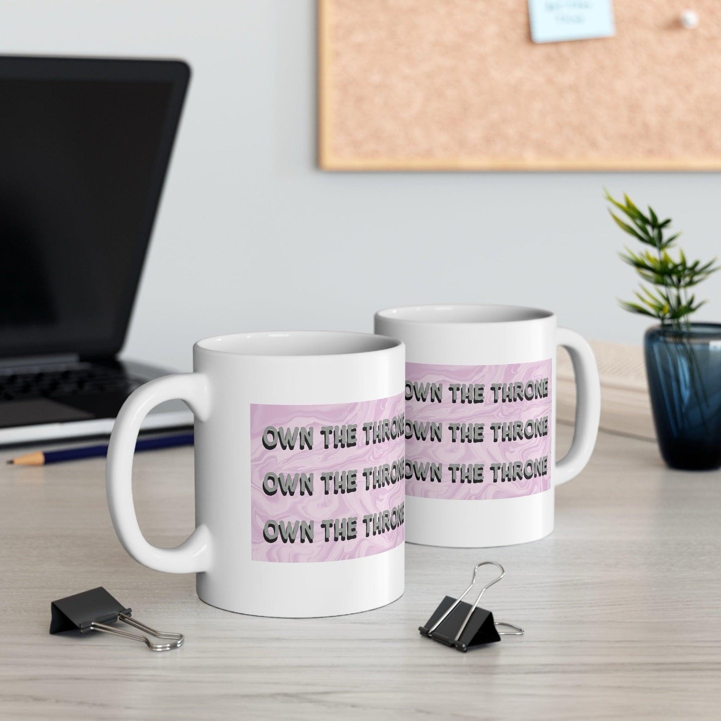 Own the Throne Mug – Pink, Blue or Green - mezetto KEOLIX KEOLIX