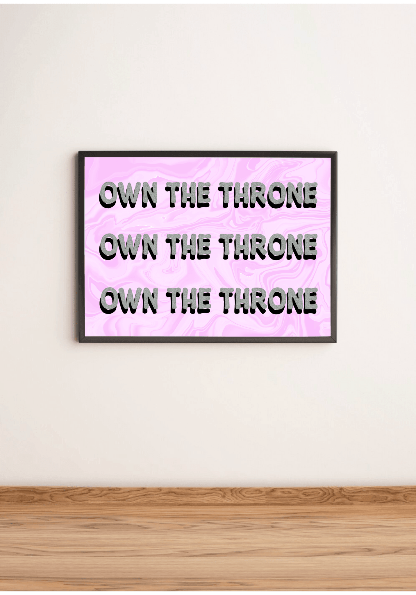 Own the Throne | Pastel Crown Aesthetic Art Print - mezetto KEOLIX KEOLIX