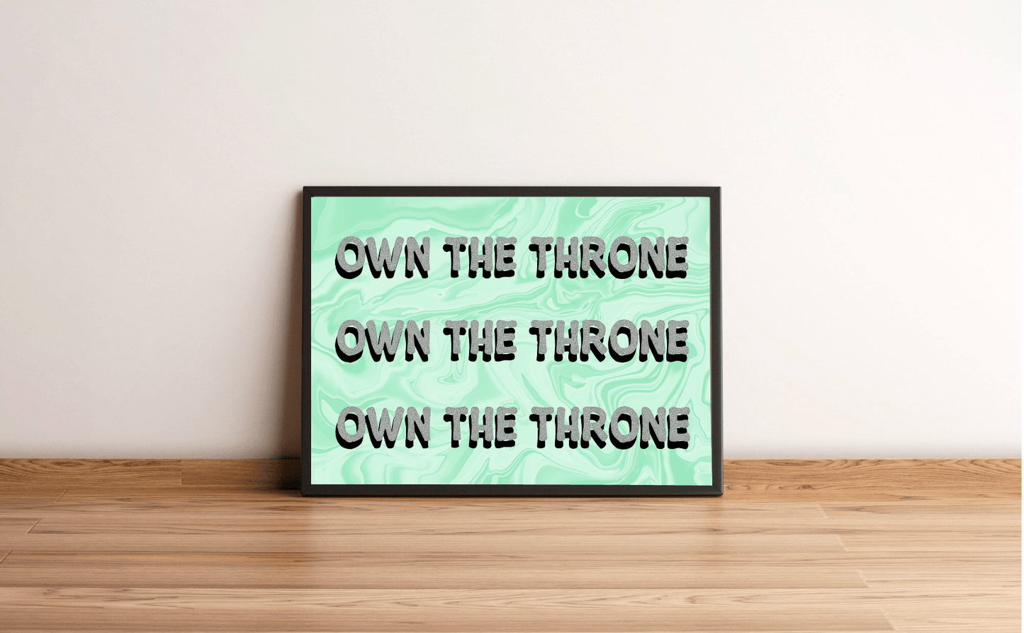 Own the Throne | Pastel Crown Aesthetic Art Print - mezetto KEOLIX KEOLIX